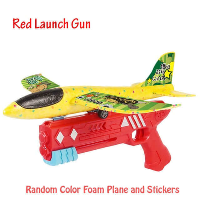 2024 Foam Plane Launcher Gun Toy - Outdoor Catapult Airplane for Kids