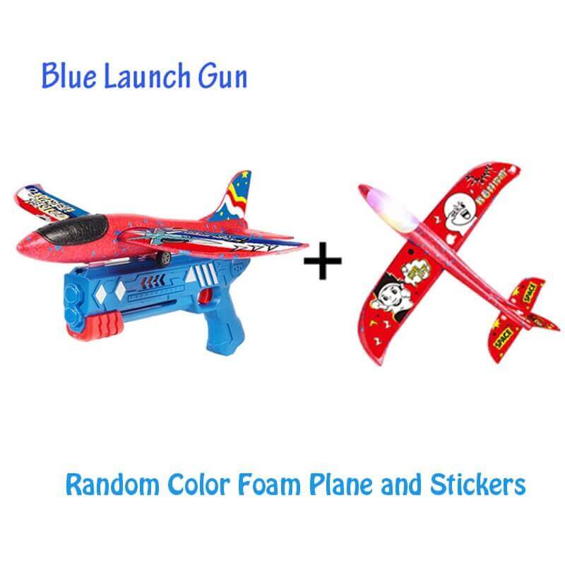 2024 Foam Plane Launcher Gun Toy - Outdoor Catapult Airplane for Kids