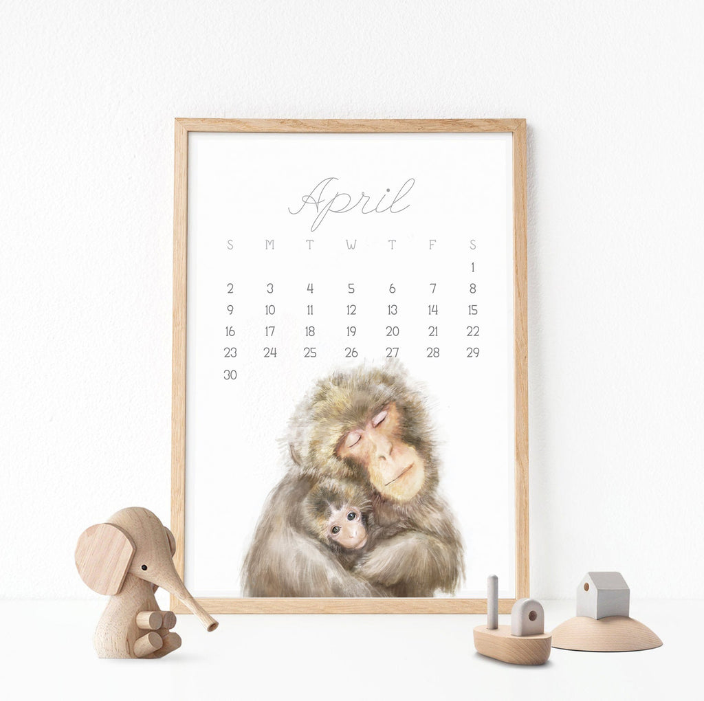 2026 Desk Calendar: Baby & Mommy