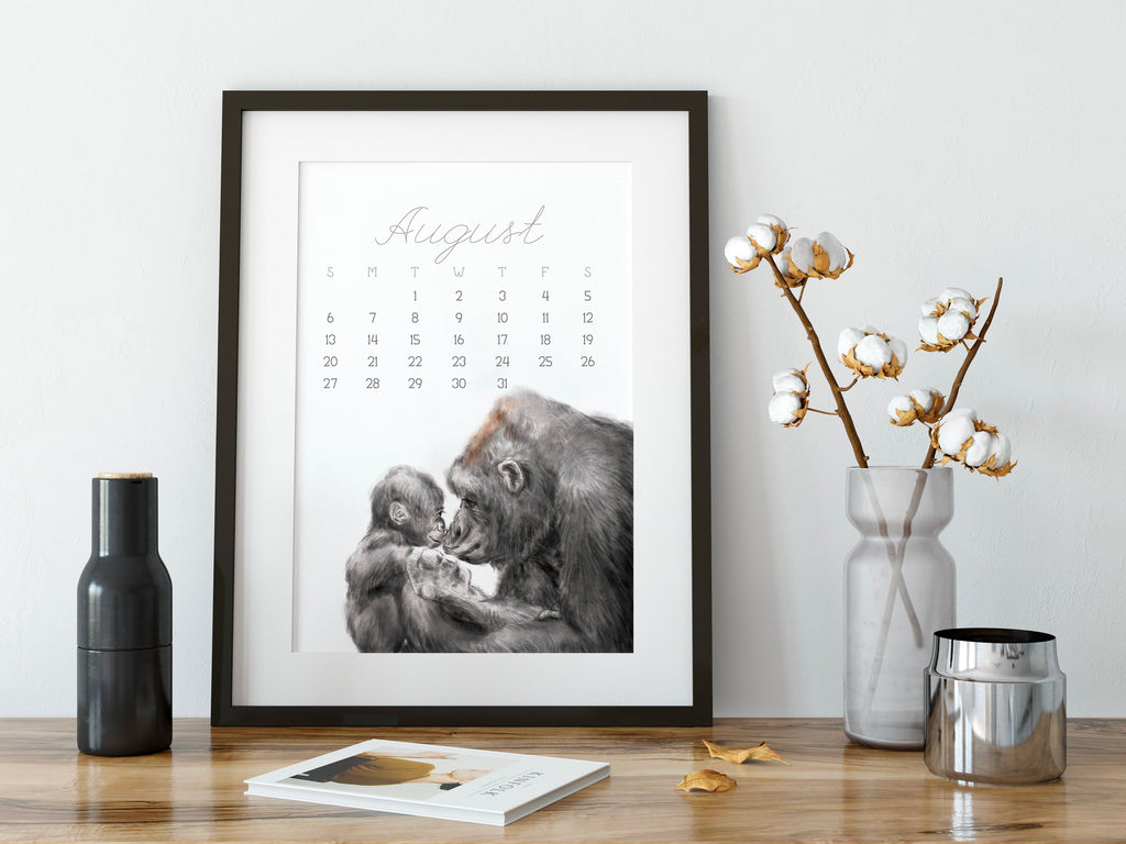 2026 Desk Calendar: Baby & Mommy