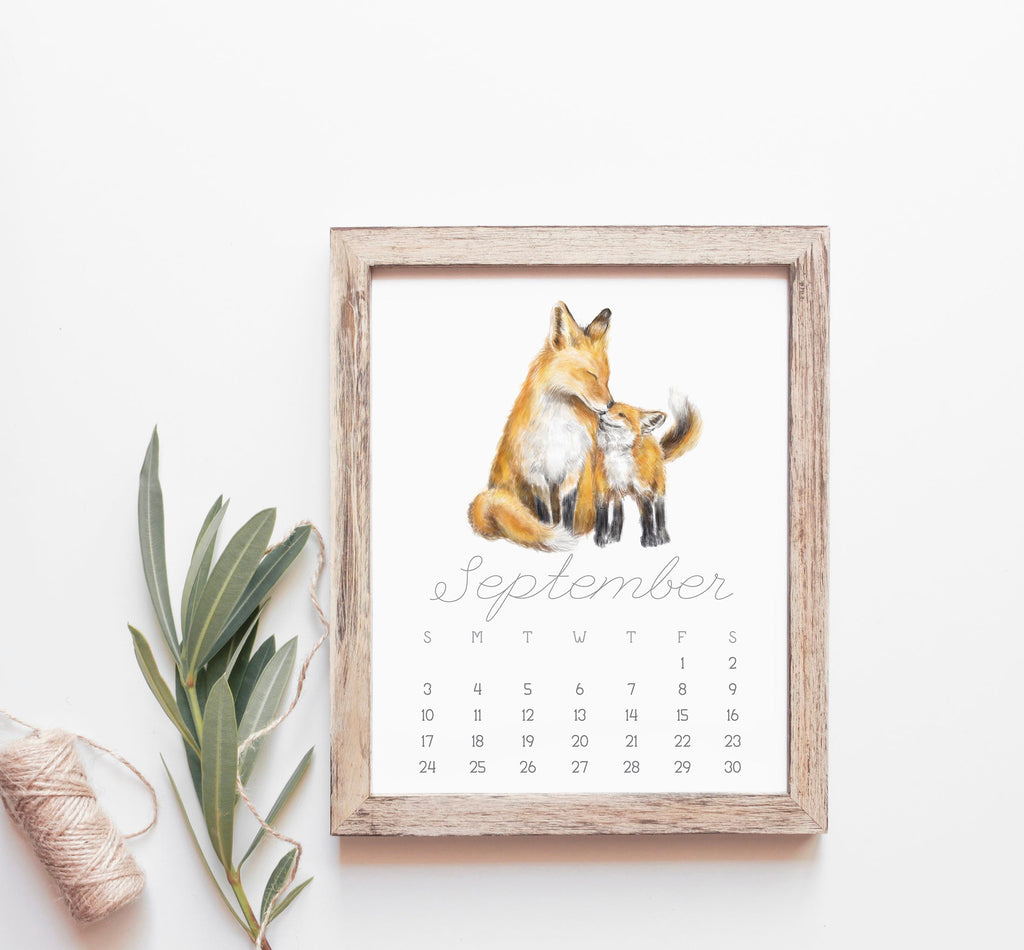 2026 Desk Calendar: Baby & Mommy
