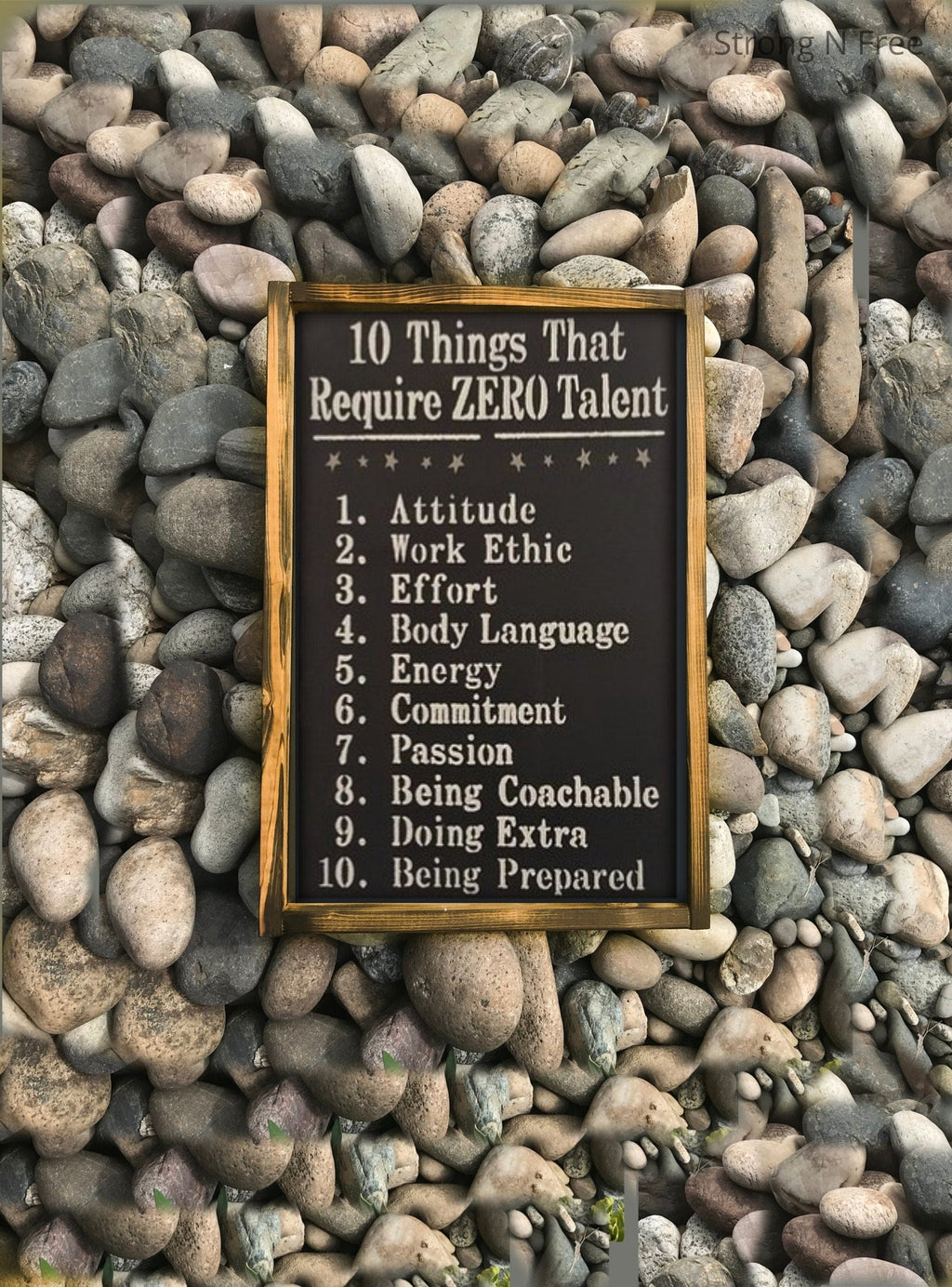 12" x 18, Ten Things that take zero Talent |  wooden sign  |  wedding gift |  rustic wooden sign |  farmhouse decor