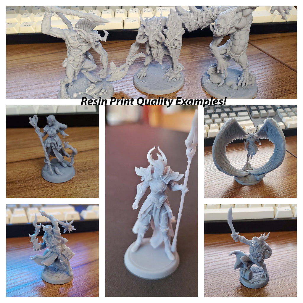 Male Half-Orc Traveler - EC3D | DnD | Male | Villager | Fighter | Adventurer | 32mm | Pathfinder | commoner | TTRPG | Wargaming |