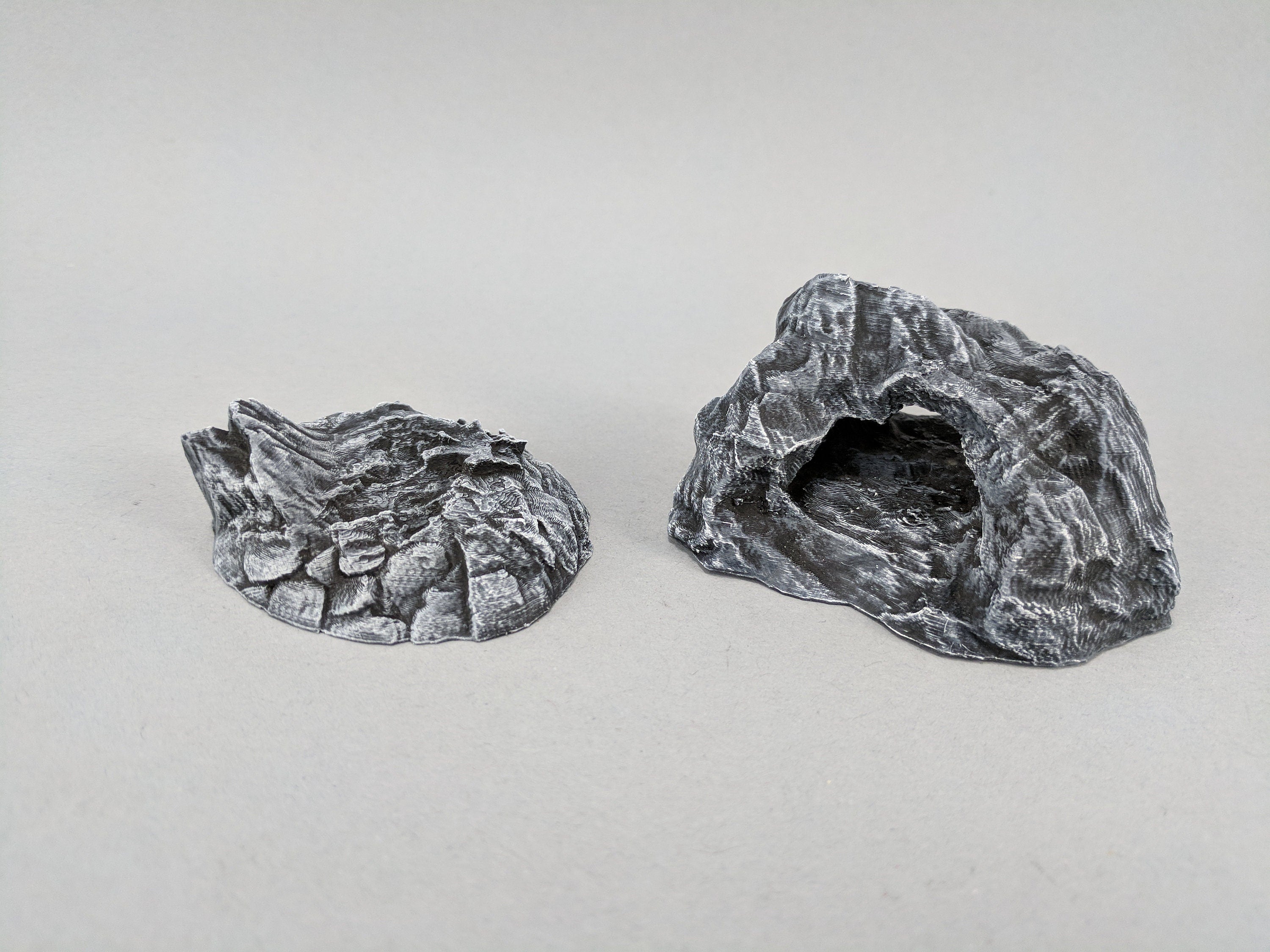 20 Rock Bundle - DND & Wargaming Terrain - EC3D Heroes Hoard, scatter scenery, Pathfinder 2E, Fantasy, Nature, Rocks, Outdoor, Mountain