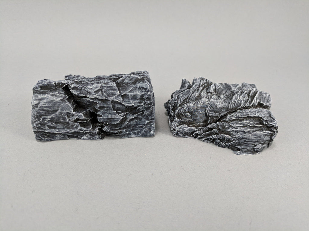 20 Rock Bundle - DND & Wargaming Terrain - EC3D Heroes Hoard, scatter scenery, Pathfinder 2E, Fantasy, Nature, Rocks, Outdoor, Mountain