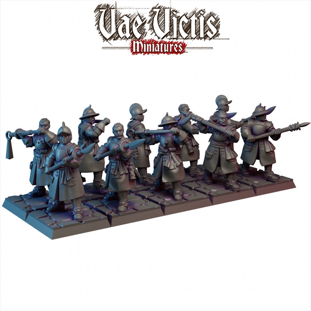 14 Vampire Hunters Mini Set - Vae Victis | DnD | Pathfinder | Human | Fighter |  Monster | Dark | Gothic | Victorian 28mm 32mm Fantasy