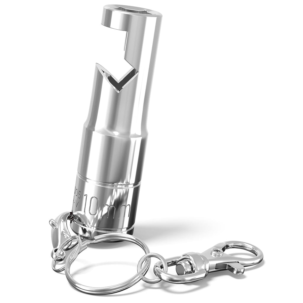 10 mm Socket Bottle Opener Keychain
