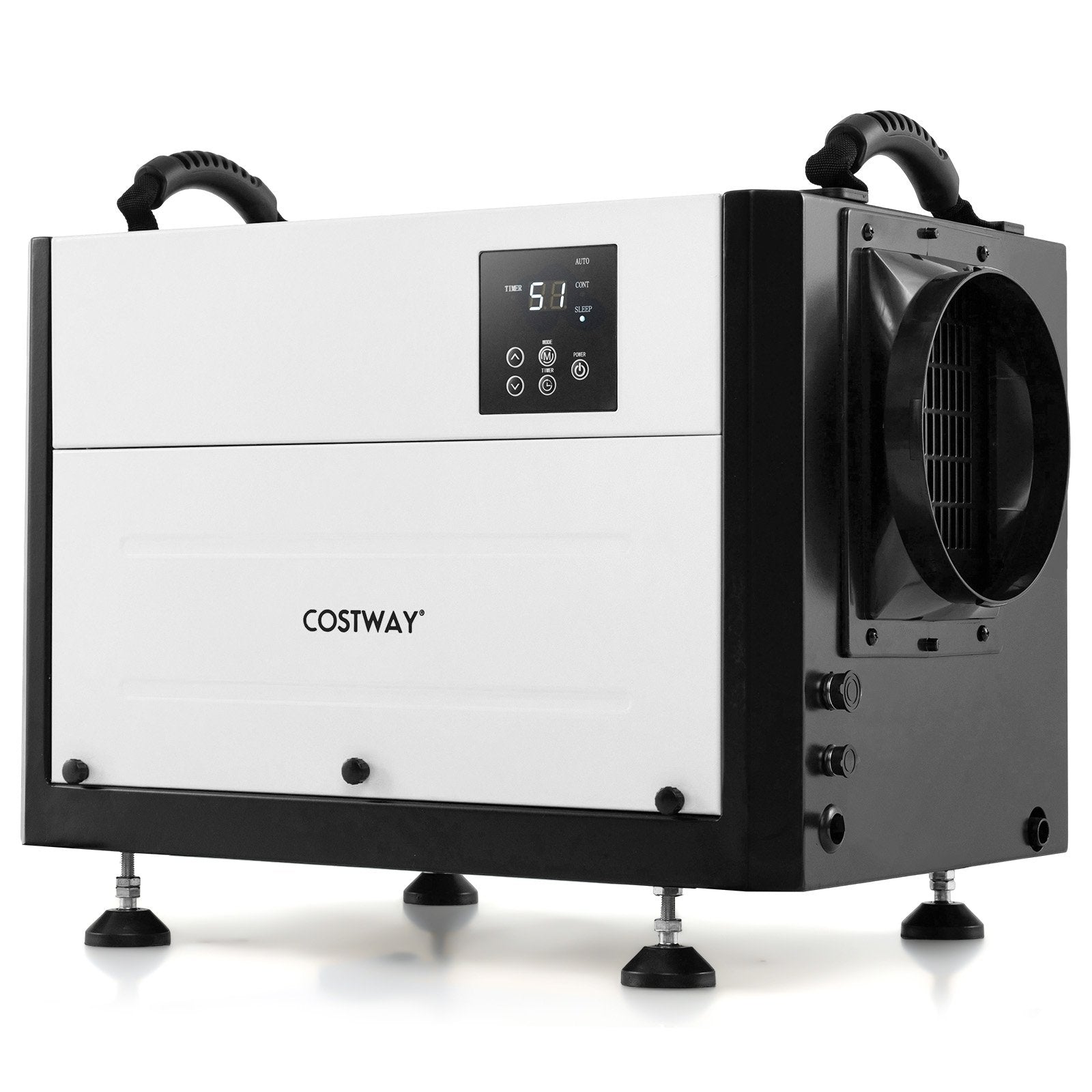 124 Pint Crawl Space Dehumidifier with 3 Modes and 24H Timer-Blue