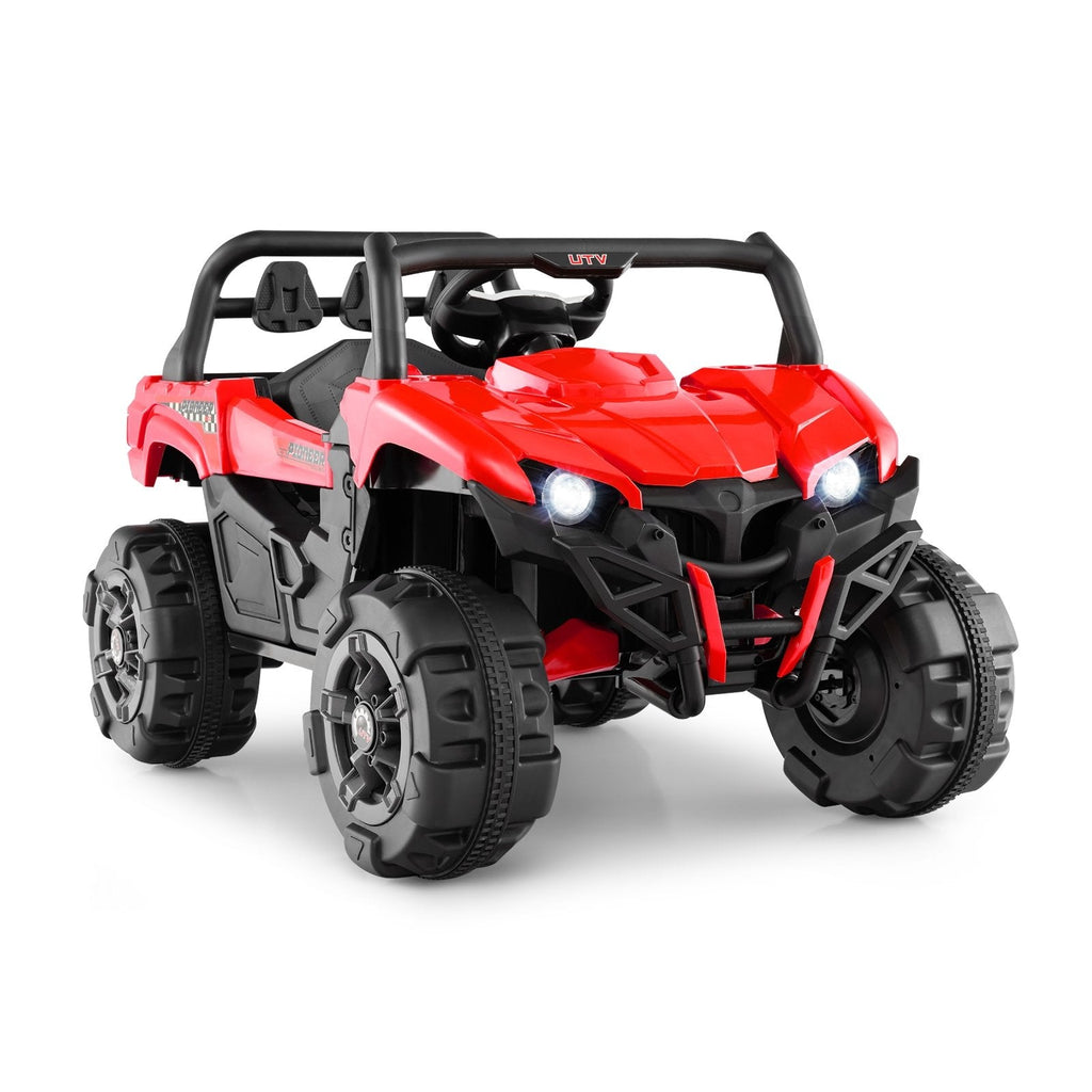 12V Battery Powered Electric Vehicle with Remote Control and 3 Speeds-Red