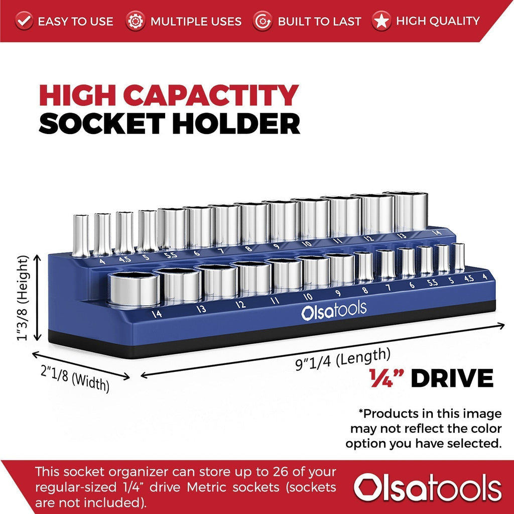 2-Row Magnetic Socket Holders