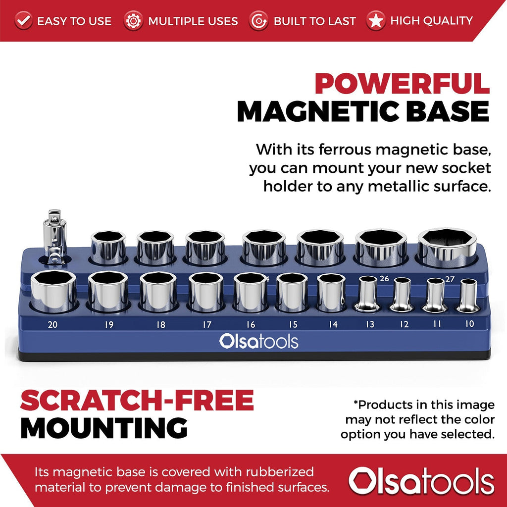 2-Row Magnetic Socket Holders