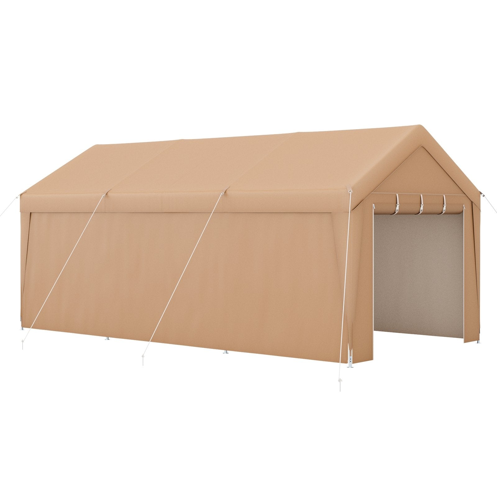 10 x 20 Feet Patio Heavy Duty  All-Weather Carport-without Sidewall