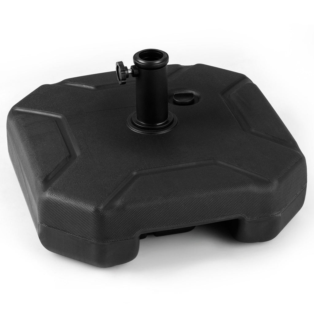17 Inch 88 LBS Heavy-Duty Fillable Umbrella Base with Handle