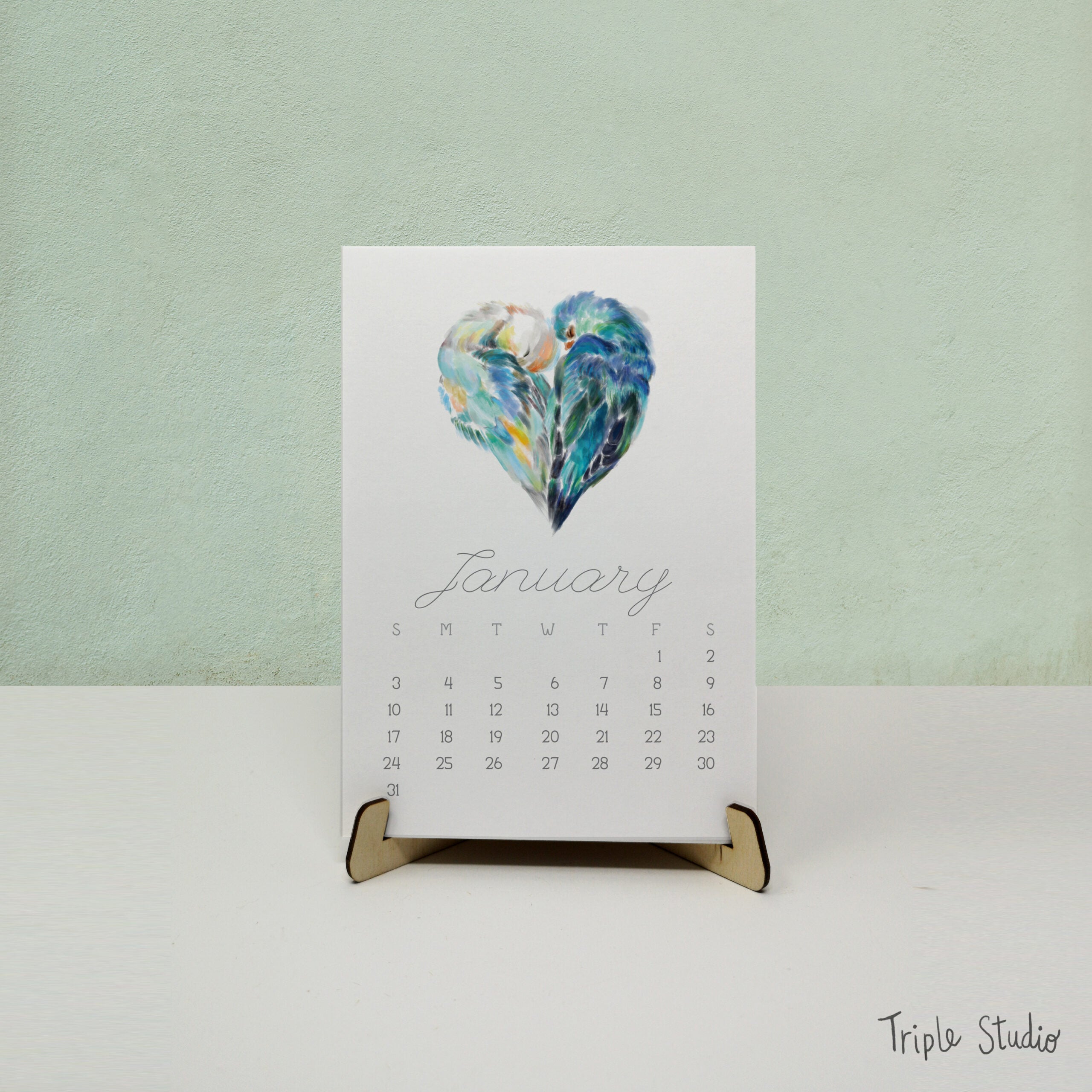 2026 Desk Calendar: Dear Love