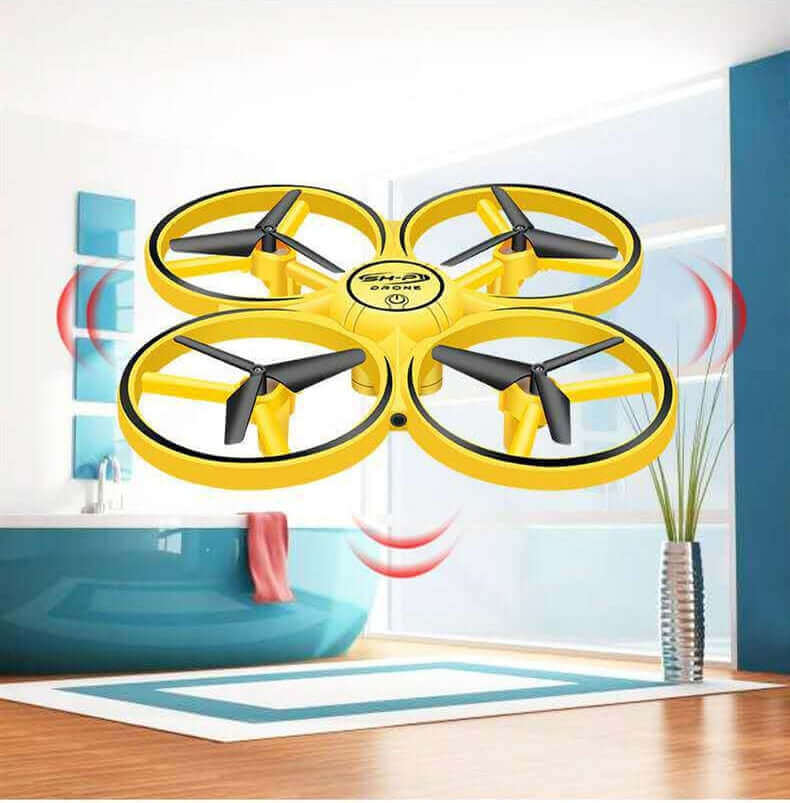 2024 New Mini Quadcopter Drone with Smart Watch & Gesture Control for Kids