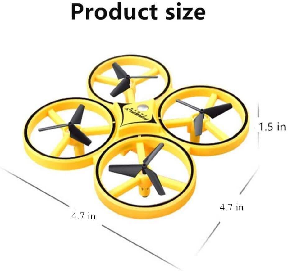 2024 New Mini Quadcopter Drone with Smart Watch & Gesture Control for Kids