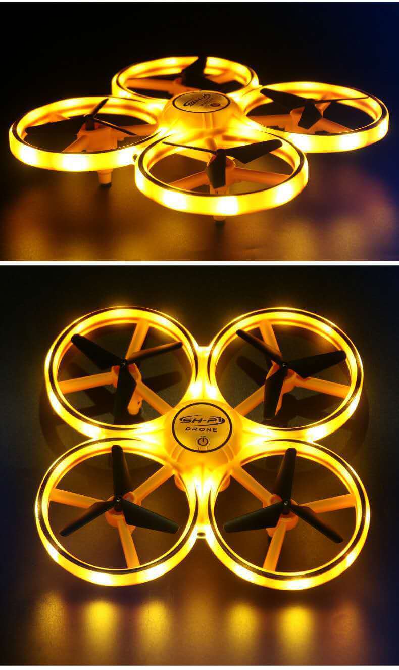 2024 New Mini Quadcopter Drone with Smart Watch & Gesture Control for Kids