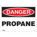 "Propane" Sign, 10" x 14", Aluminum, English