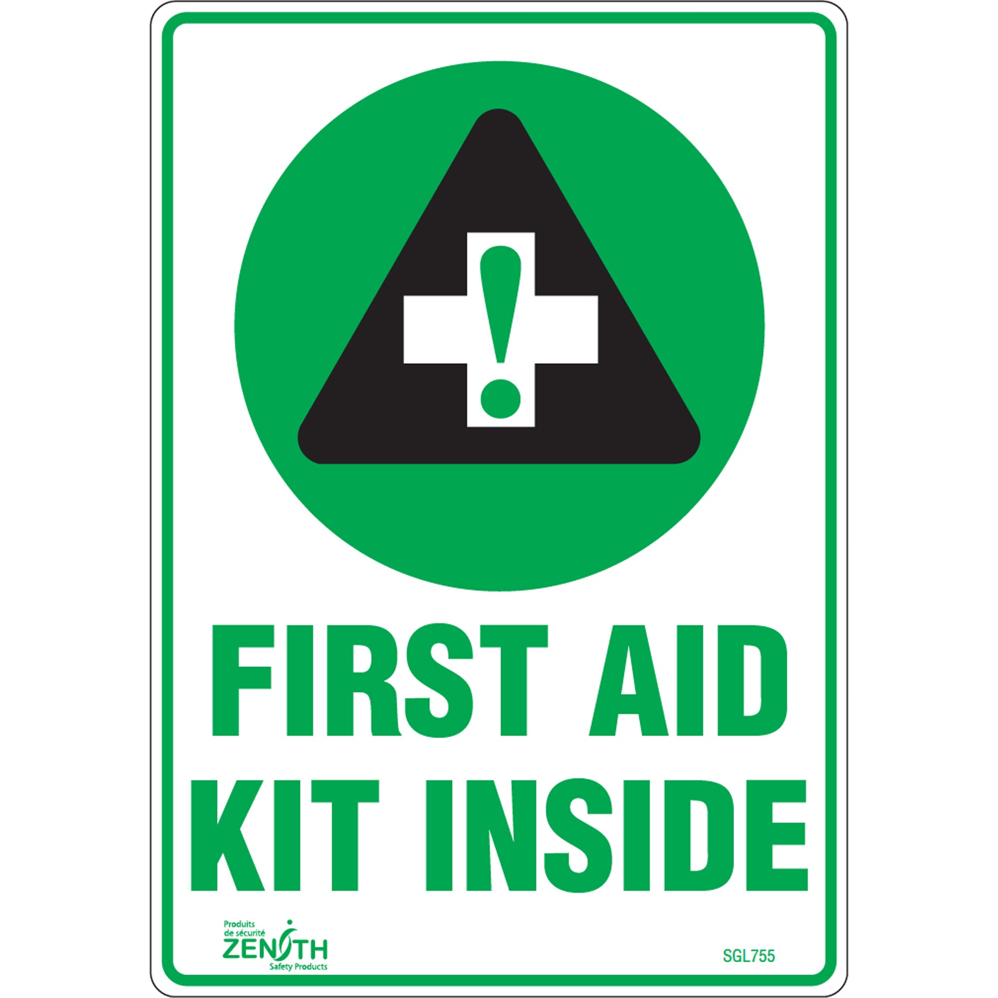 "First Aid Kit" Sign