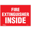 "Fire Extinguisher Inside" Sign