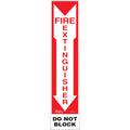 "Fire Extinguisher - Do Not Block" Sign