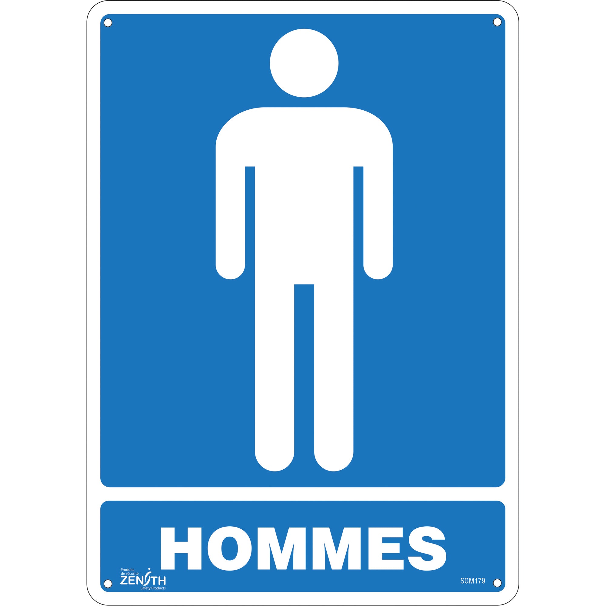 "Hommes" Sign