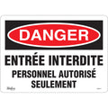 "Personnel Autorisé Seulement" Sign