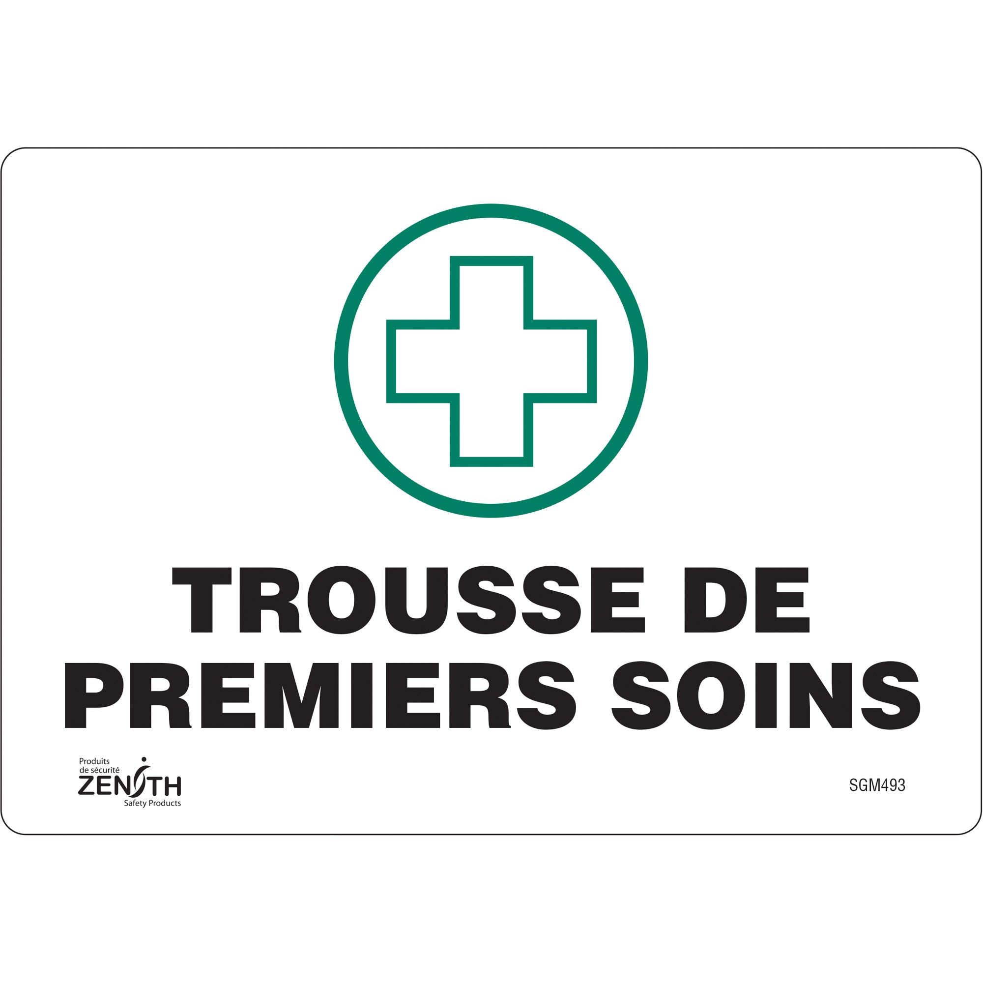 "Premiers Soins" Sign