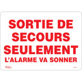 "Sortie De Secours" Sign