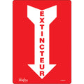 "Extincteur" Arrow Sign