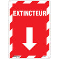 "Extincteur" Arrow Sign