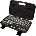 1/4" & 3/8" Drive SAE/Metric Socket Set, 41 Pcs